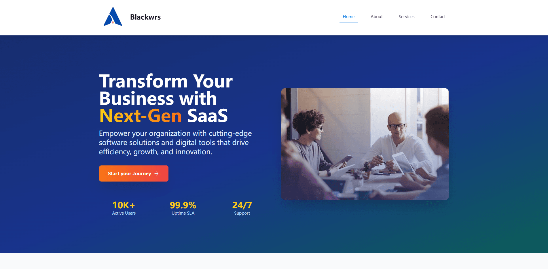 Blackwrs Next-Gen SaaS